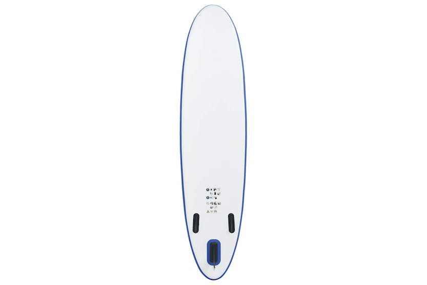 Vidaxl Stand Up Paddle Board Set Sup Surfboard Inflatable Blue And White Vidaxl Stand Up Paddle Board Set Sup Surfboard Inflatable Blue And White