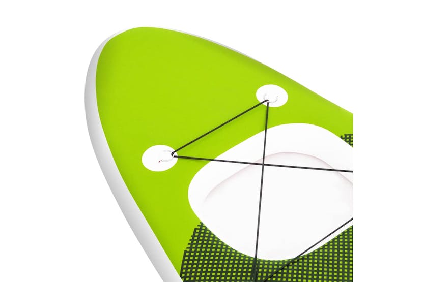 Vidaxl Inflatable Stand Up Paddle Board Set Green 360x81x10 Cm Vidaxl Inflatable Stand Up Paddle Board Set Green 360x81x10 Cm