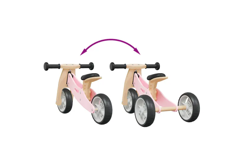 Vidaxl Balance Bike For Children 2-in-1 Pink Vidaxl Balance Bike For Children 2-in-1 Pink