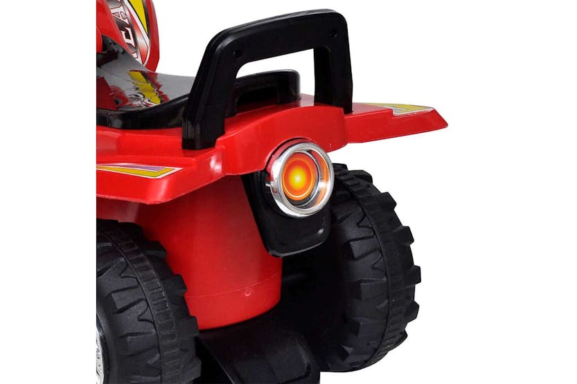 Vidaxl Red Children's Ride-on Quad with Sound and Light Vidaxl Red Children's Ride-on Quad with Sound and Light