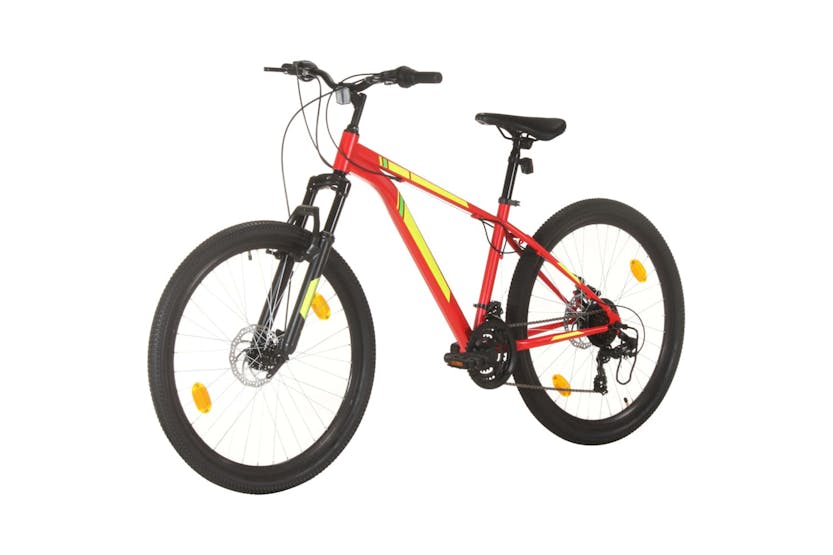Vidaxl Mountain Bike 21 Speed 27.5 Inch Wheel 38 Cm Red Vidaxl Mountain Bike 21 Speed 27.5 Inch Wheel 38 Cm Red