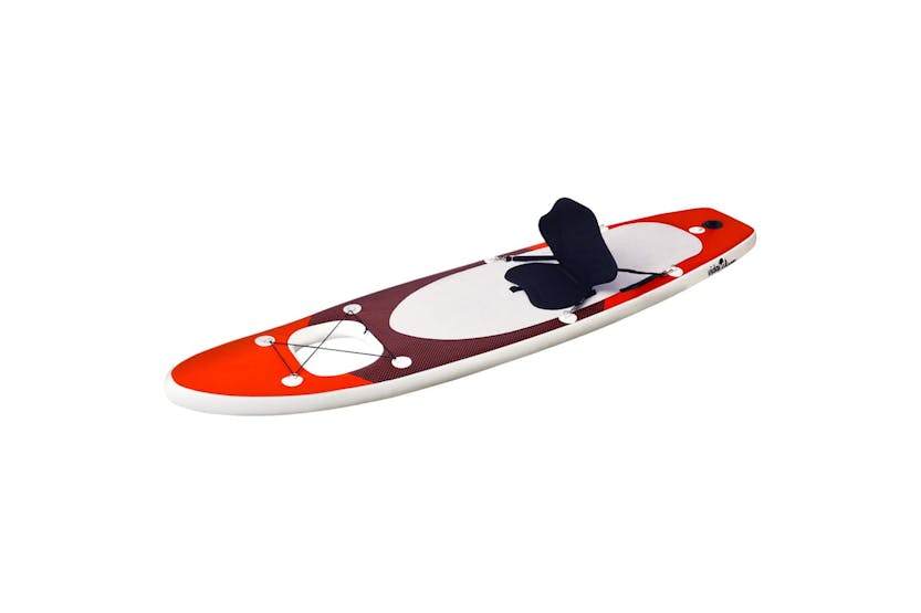 Vidaxl Inflatable Stand Up Paddle Board Set Red 330x76x10 Cm Vidaxl Inflatable Stand Up Paddle Board Set Red 330x76x10 Cm