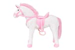 Vidaxl Standing Plush Toy Unicorn White And Pink Xxl Vidaxl Standing Plush Toy Unicorn White And Pink Xxl