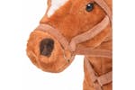 Vidaxl Standing Toy Horse Plush Brown Vidaxl Standing Toy Horse Plush Brown