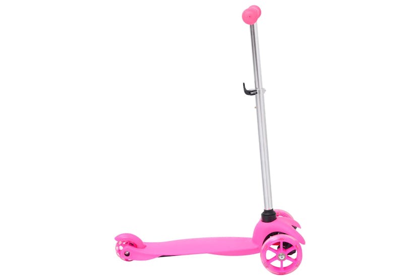 Vidaxl 3-wheel Children Scooter With Adjustable Aluminium Handlebar Pink Vidaxl 3-wheel Children Scooter With Adjustable Aluminium Handlebar Pink