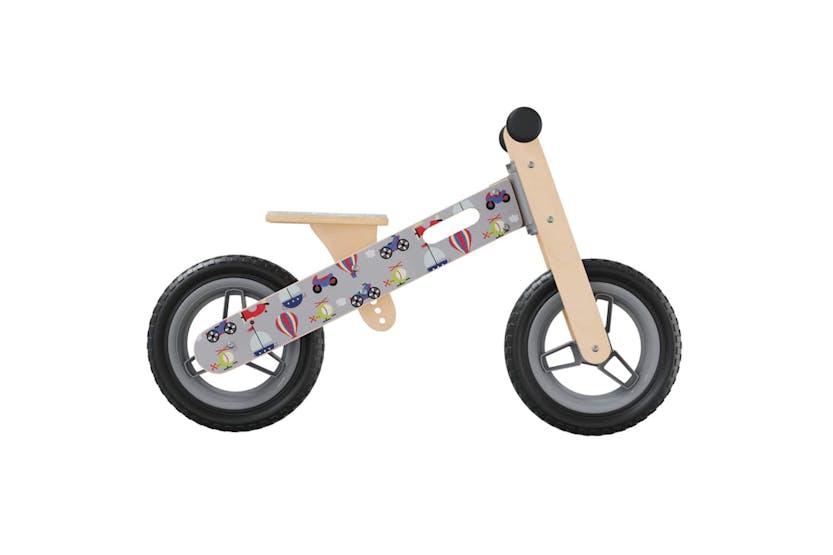 Vidaxl Balance Bike For Children Grey Printed Vidaxl Balance Bike For Children Grey Printed