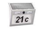 Hi Led Solar Illuminated House Number Silver Hi Led Solar Illuminated House Number Silver