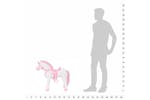 Vidaxl Standing Plush Toy Unicorn White And Pink Xxl Vidaxl Standing Plush Toy Unicorn White And Pink Xxl