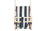 Vidaxl Baby Swing With Safety Belt Cotton Wood Blue Vidaxl Baby Swing With Safety Belt Cotton Wood Blue