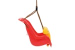 Vidaxl Baby Swing With Safety Belt Pp Red Vidaxl Baby Swing With Safety Belt Pp Red