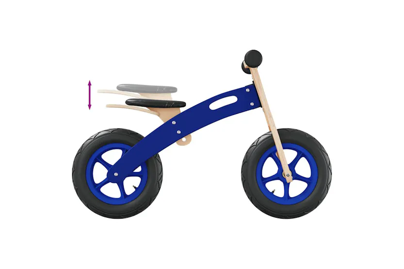 Vidaxl Balance Bike For Children With Air Tyres Blue Vidaxl Balance Bike For Children With Air Tyres Blue