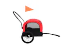 Vidaxl 2-in-1 Pet Bike Trailer & Jogging Stroller Red And Black Vidaxl 2-in-1 Pet Bike Trailer & Jogging Stroller Red And Black