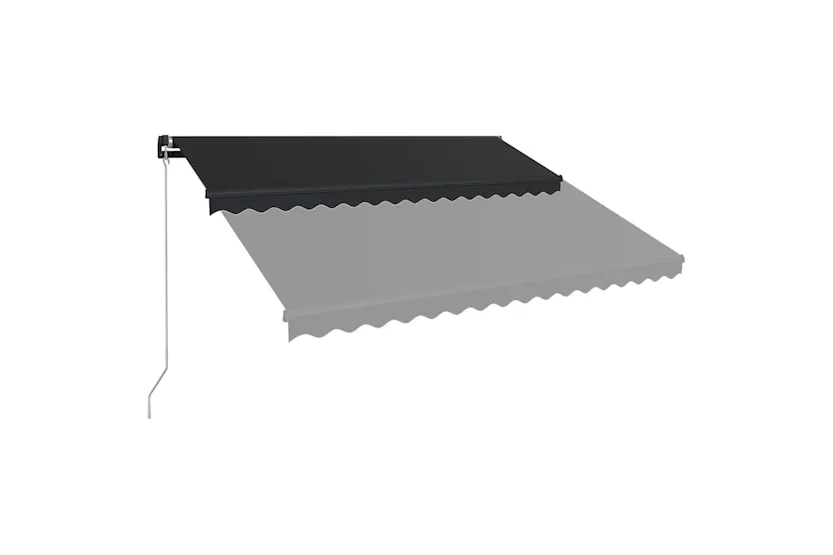 Vidaxl Manual Retractable Awning 400x300 Cm Anthracite Vidaxl Manual Retractable Awning 400x300 Cm Anthracite