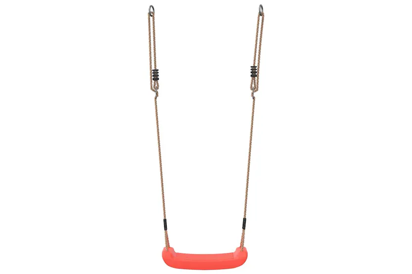 Vidaxl Outdoor Swing Seat For Kids Single With Adjustable Rope Red Vidaxl Outdoor Swing Seat For Kids Single With Adjustable Rope Red