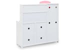 Vidaxl Kids' Play Kitchen Mdf 80x30x85 Cm Multicolour Vidaxl Kids' Play Kitchen Mdf 80x30x85 Cm Multicolour