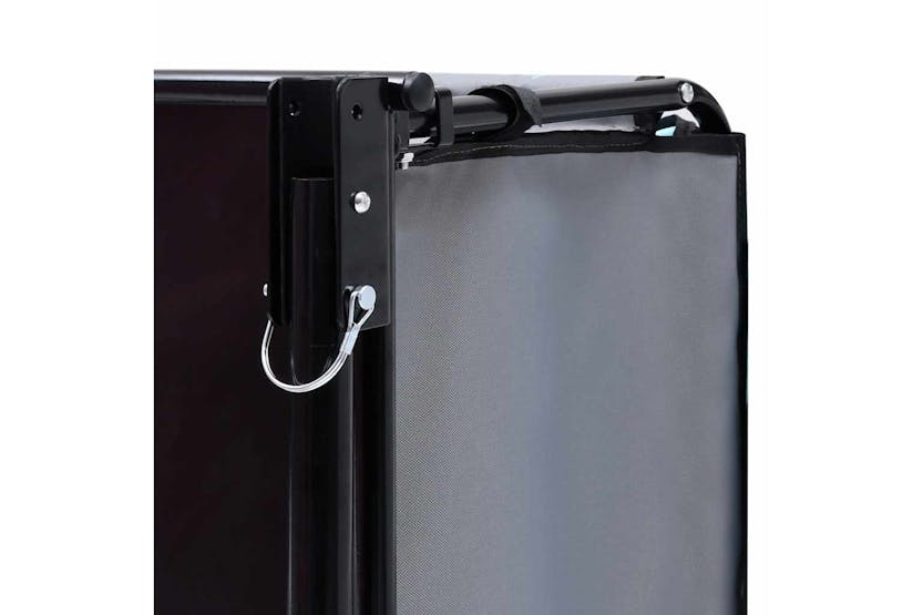 Vidaxl Bike Trailer Black And Blue 65 Kg Vidaxl Bike Trailer Black And Blue 65 Kg