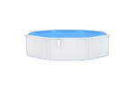 Vidaxl Swimming Pool With Steel Wall Round 550x120 Cm White Vidaxl Swimming Pool With Steel Wall Round 550x120 Cm White