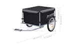 Vidaxl Bike Trailer Black And Grey 65 Kg Vidaxl Bike Trailer Black And Grey 65 Kg