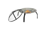Vidaxl 2-in-1 Fire Pit And Bbq With Poker 56x56x49 Cm Stainless Steel Vidaxl 2-in-1 Fire Pit And Bbq With Poker 56x56x49 Cm Stainless Steel