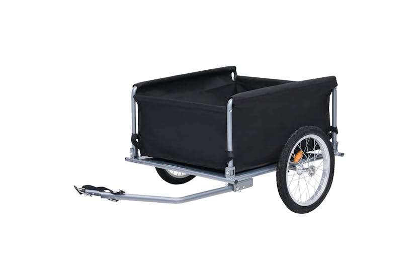 Vidaxl Bike Trailer Black And Grey 65 Kg Vidaxl Bike Trailer Black And Grey 65 Kg