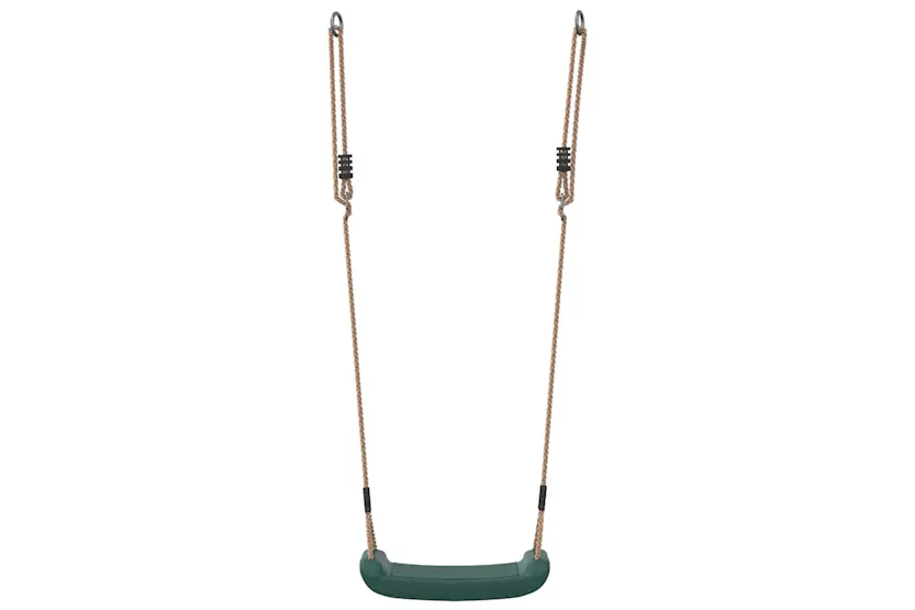 Vidaxl Outdoor Swing Seat For Kids Single With Adjustable Rope Green Vidaxl Outdoor Swing Seat For Kids Single With Adjustable Rope Green