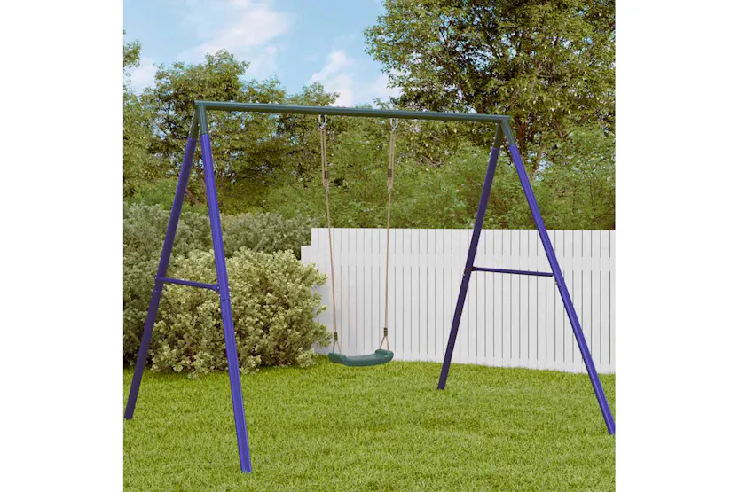 Vidaxl Outdoor Swing Seat For Kids Single With Adjustable Rope Green Vidaxl Outdoor Swing Seat For Kids Single With Adjustable Rope Green