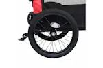 Vidaxl 2-in-1 Pet Bike Trailer & Jogging Stroller Red And Black Vidaxl 2-in-1 Pet Bike Trailer & Jogging Stroller Red And Black