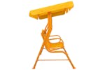 Vidaxl Kids Swing Bench Yellow 115x75x110 Cm Fabric Vidaxl Kids Swing Bench Yellow 115x75x110 Cm Fabric