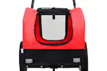 Vidaxl 2-in-1 Pet Bike Trailer & Jogging Stroller Red And Black Vidaxl 2-in-1 Pet Bike Trailer & Jogging Stroller Red And Black