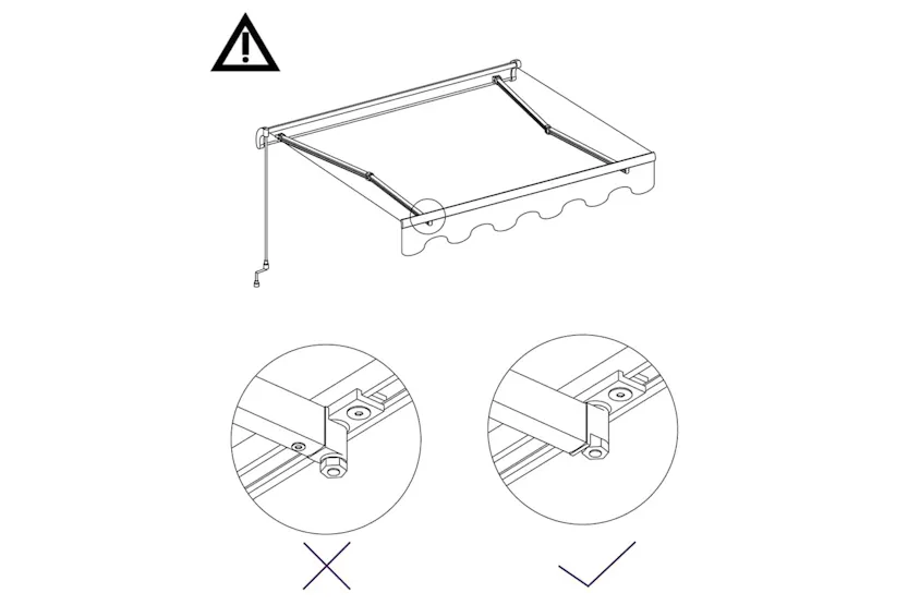 Vidaxl Manual Retractable Awning 400x300 Cm Anthracite Vidaxl Manual Retractable Awning 400x300 Cm Anthracite