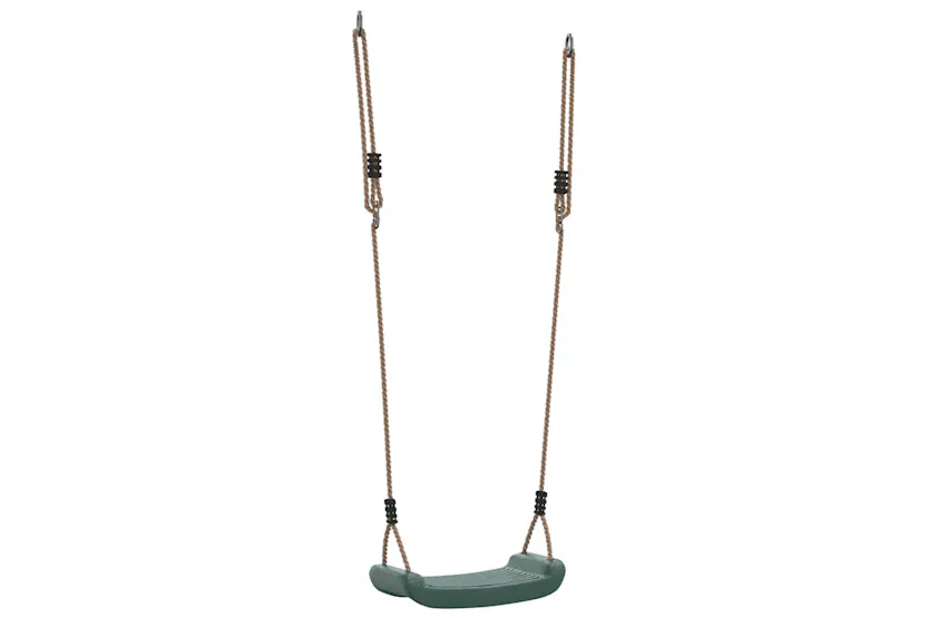 Vidaxl Outdoor Swing Seat For Kids Single With Adjustable Rope Green Vidaxl Outdoor Swing Seat For Kids Single With Adjustable Rope Green