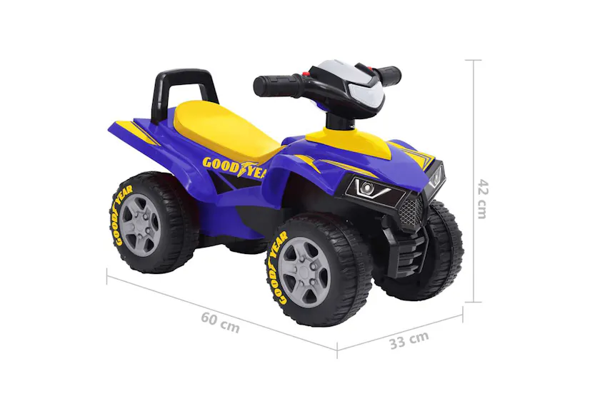 Vidaxl Children's Ride-on Quad Good Year | Blue Vidaxl Children's Ride-on Quad Good Year | Blue