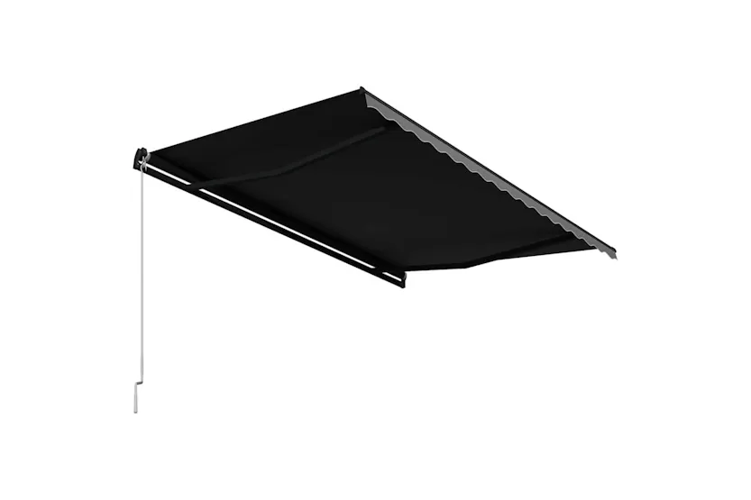 Vidaxl Manual Retractable Awning 400x300 Cm Anthracite Vidaxl Manual Retractable Awning 400x300 Cm Anthracite