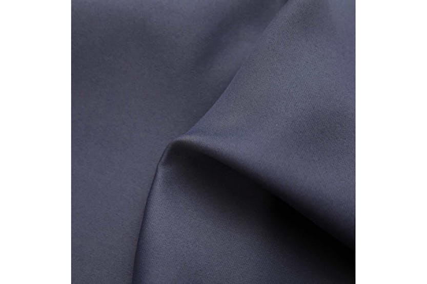 Vidaxl Blackout Curtain With Metal Rings Anthracite 290x245 Cm Vidaxl Blackout Curtain With Metal Rings Anthracite 290x245 Cm