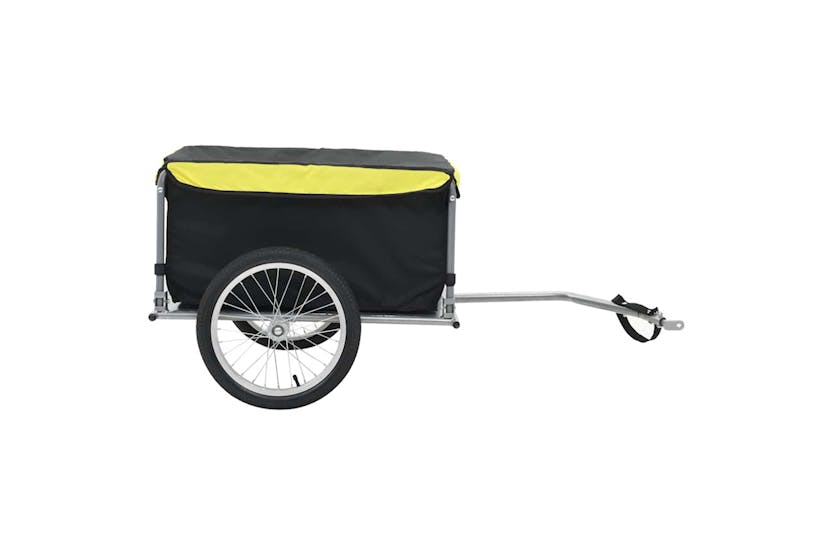 Vidaxl Bike Trailer Black And Yellow 65 Kg Vidaxl Bike Trailer Black And Yellow 65 Kg