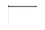 Vidaxl Manual Retractable Awning With Led 400x300 Cm Cream Vidaxl Manual Retractable Awning With Led 400x300 Cm Cream