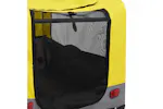 Vidaxl 2-in-1 Pet Bike Trailer & Jogging Stroller Yellow And Grey Vidaxl 2-in-1 Pet Bike Trailer & Jogging Stroller Yellow And Grey