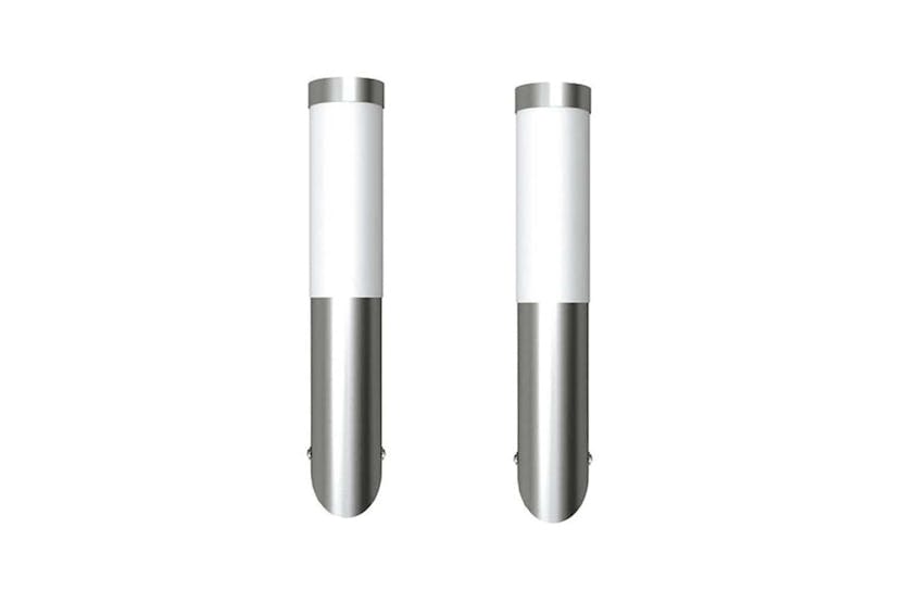 Vidaxl Outdoor Wall Lights 2 Pcs Stainless Steel Vidaxl Outdoor Wall Lights 2 Pcs Stainless Steel