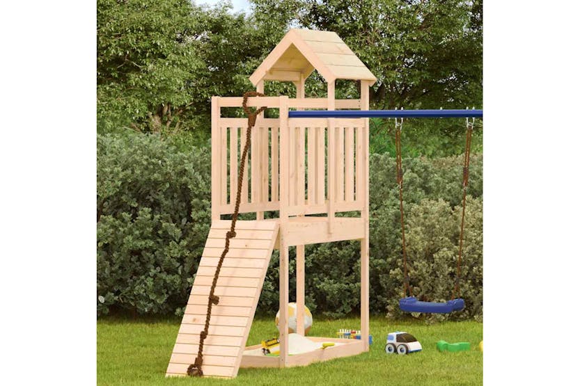 Vidaxl Play Tower 52.5x110.5x214 Cm Solid Wood Pine Vidaxl Play Tower 52.5x110.5x214 Cm Solid Wood Pine