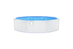 Vidaxl Swimming Pool With Steel Wall Round 550x120 Cm White Vidaxl Swimming Pool With Steel Wall Round 550x120 Cm White