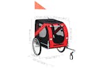 Vidaxl Pet Bike Trailer Red And Black Vidaxl Pet Bike Trailer Red And Black