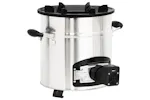Vidaxl Wood Stove With Usb Fan Silver 35.5x26x28 Cm Stainless Steel Vidaxl Wood Stove With Usb Fan Silver 35.5x26x28 Cm Stainless Steel