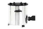 Vidaxl Wood Stove With Usb Fan Silver 35.5x26x28 Cm Stainless Steel Vidaxl Wood Stove With Usb Fan Silver 35.5x26x28 Cm Stainless Steel