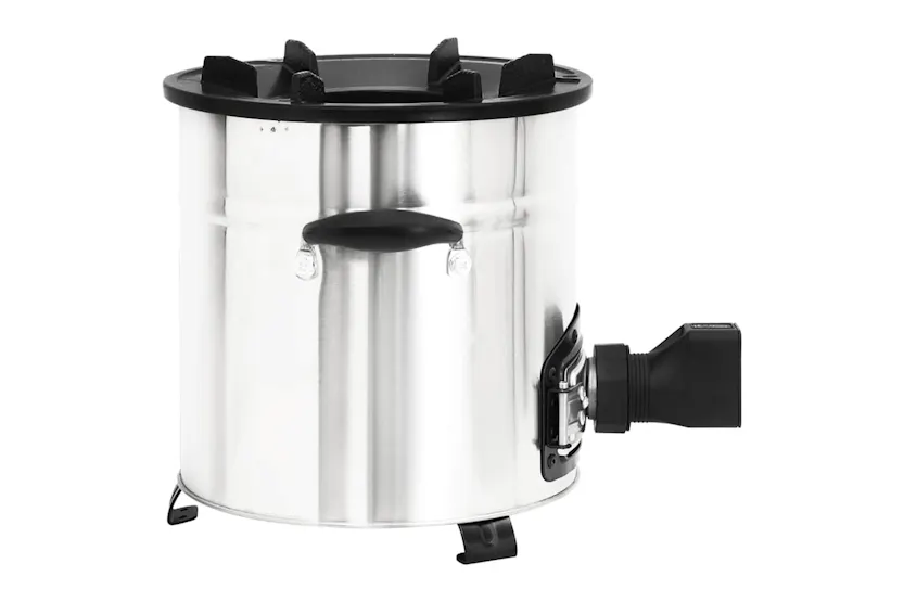 Vidaxl Wood Stove With Usb Fan Silver 35.5x26x28 Cm Stainless Steel Vidaxl Wood Stove With Usb Fan Silver 35.5x26x28 Cm Stainless Steel