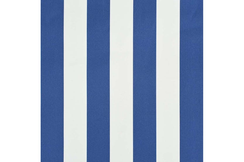 Vidaxl Retractable Awning 350x150 Cm Blue And White Vidaxl Retractable Awning 350x150 Cm Blue And White