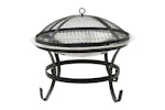 Vidaxl 2-in-1 Fire Pit And Bbq With Poker 56x56x49 Cm Stainless Steel Vidaxl 2-in-1 Fire Pit And Bbq With Poker 56x56x49 Cm Stainless Steel
