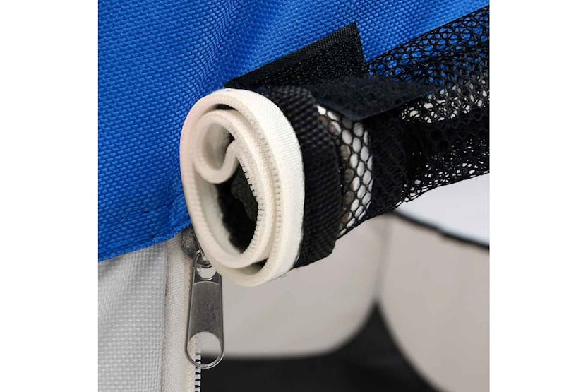 Vidaxl Foldable Dog Playpen With Carrying Bag Blue 90x90x58 Cm Vidaxl Foldable Dog Playpen With Carrying Bag Blue 90x90x58 Cm
