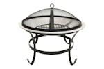 Vidaxl 2-in-1 Fire Pit And Bbq With Poker 56x56x49 Cm Stainless Steel Vidaxl 2-in-1 Fire Pit And Bbq With Poker 56x56x49 Cm Stainless Steel