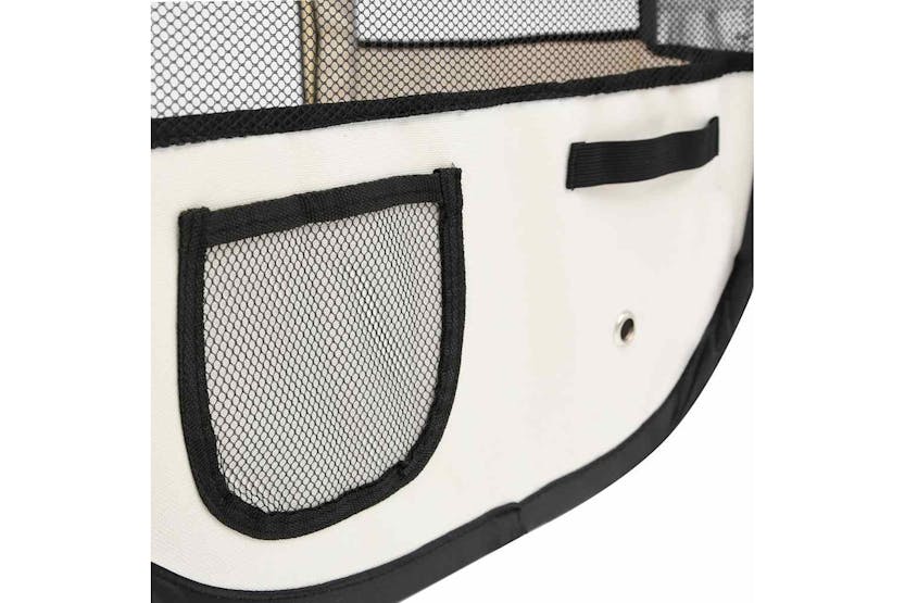 Vidaxl Foldable Dog Playpen With Carrying Bag Pink 145x145x61 Cm Vidaxl Foldable Dog Playpen With Carrying Bag Pink 145x145x61 Cm