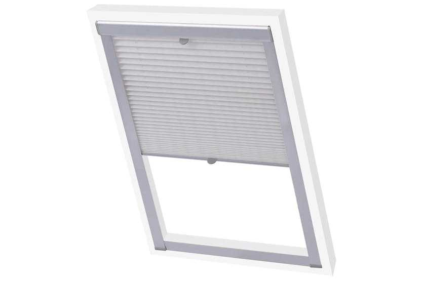 Vidaxl Pleated Blind White Pk06 Vidaxl Pleated Blind White Pk06